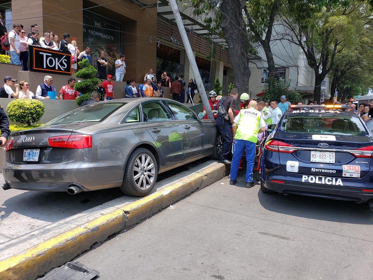 Accidente en ciudad de México.