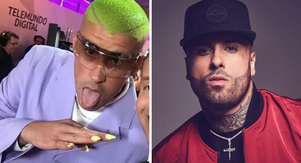 nicky jam bad bunny uñas postizas