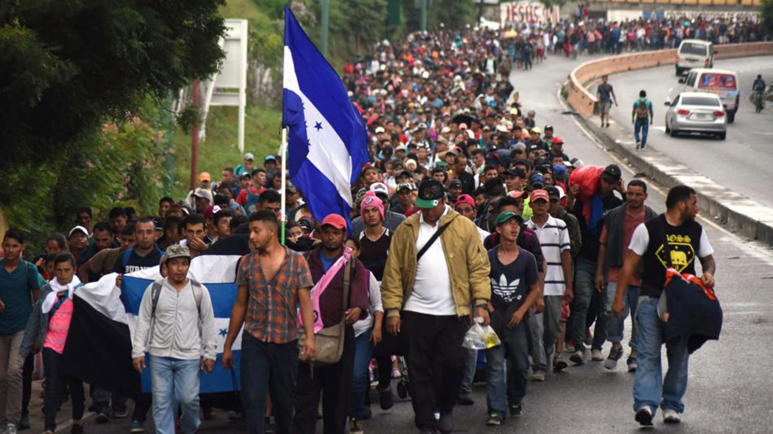 na iglesia de EEUU acepta a familia hondureña que viajó en caravana migrante