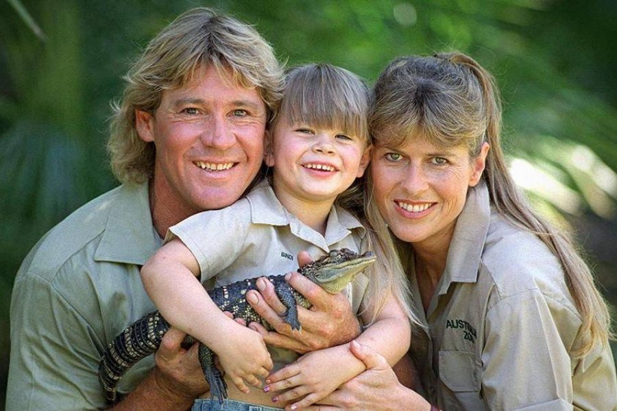 Steve Irwin y su hija