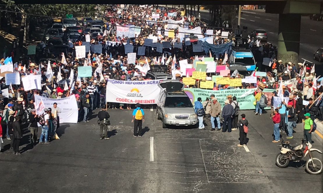 Codeca inicia concentración por protestas