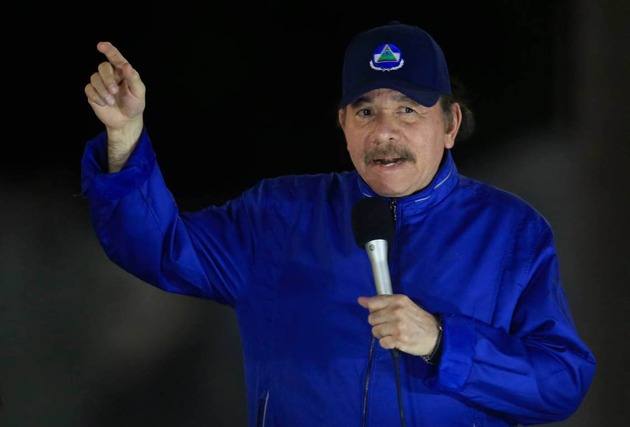 El presidente de Nicaragua, Daniel Ortega