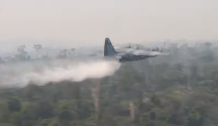 Brasil combate incendios en la Amazonía