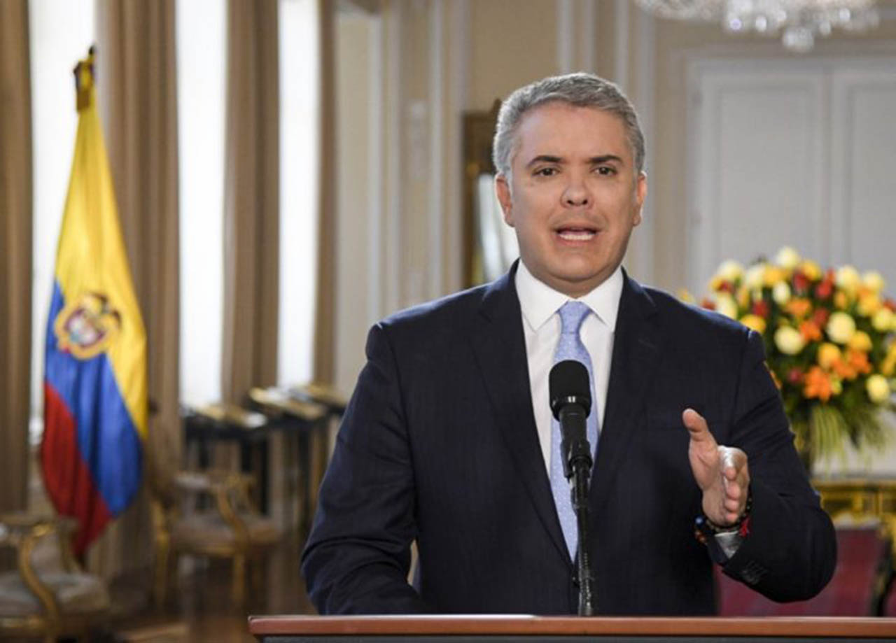 El presidente de Colombia, Iván Duque