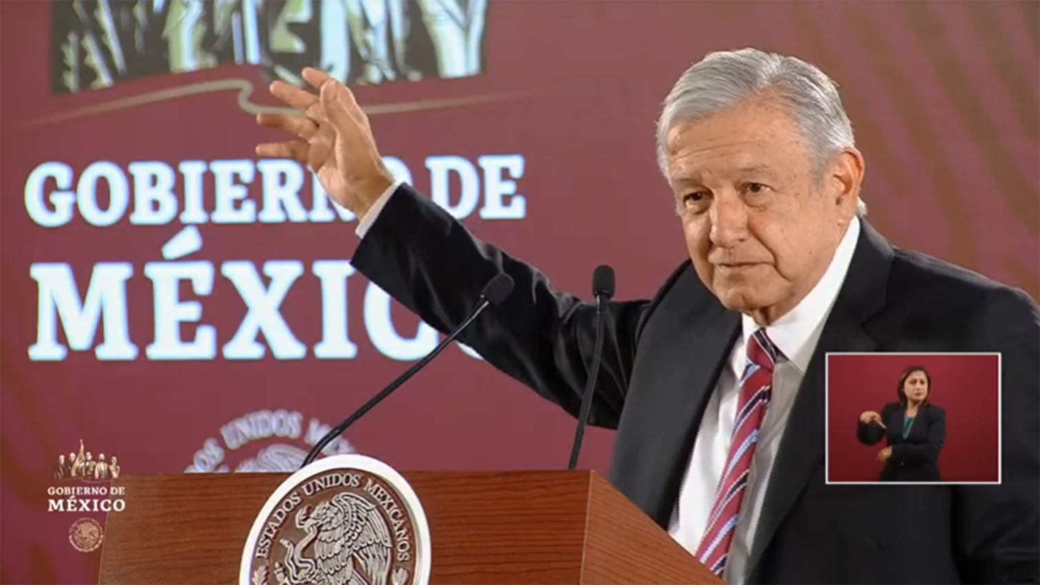 El presidente de México, Andrés Manuel López Obrador