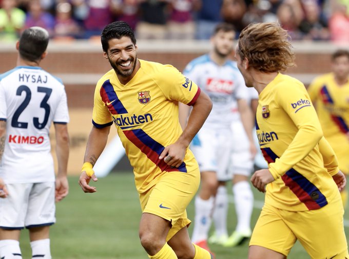 Luis Suárez y Antoine Griezmann