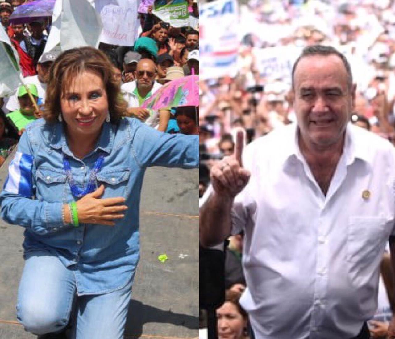 Torres y Giammattei en último fin de semana de campaña