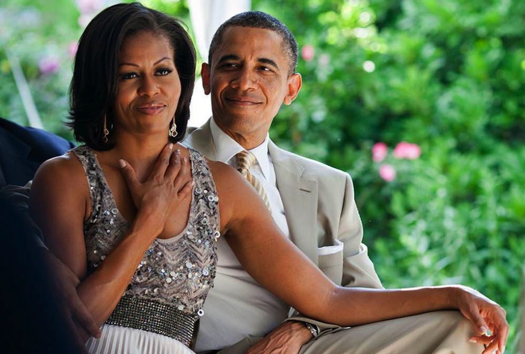 Michelle Obama y Barack Obama