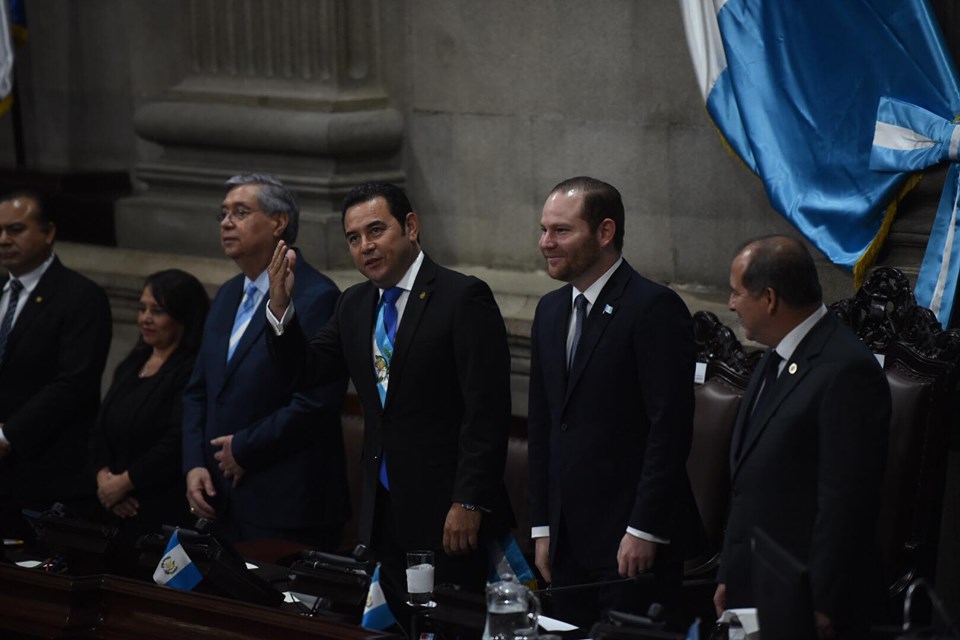 Jimmy Morales y Álvaro Arzú Escobar