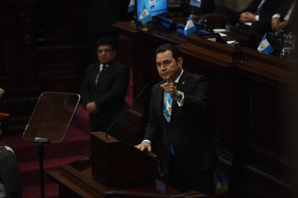 Jimmy Morales critica a CICIG