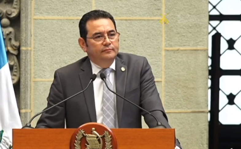 Jimmy Morales recuerda el fin de la CICIG