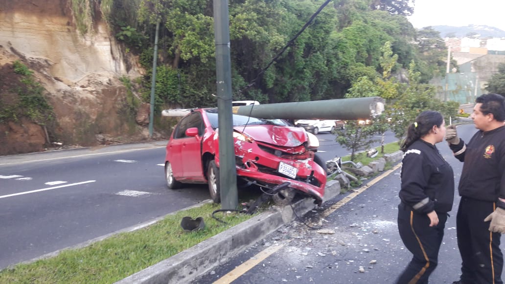 Aparatoso accidente en ruta Interamericana