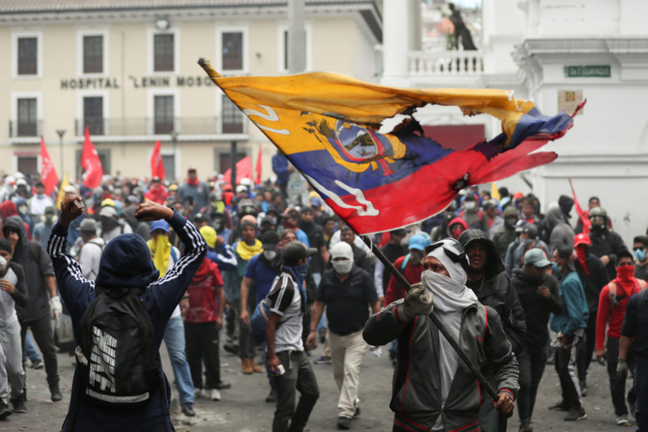 ¿Cuántas personas han fallecido en una semana de protestas en Ecuador?