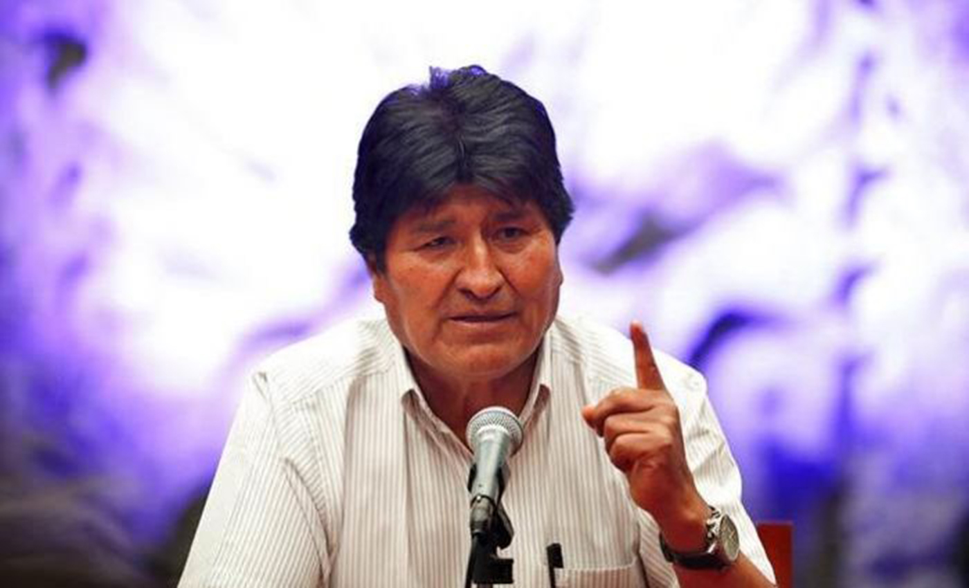 El expresidente de Bolivia Evo Morales