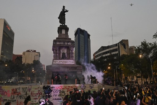 Marcha feminista en México