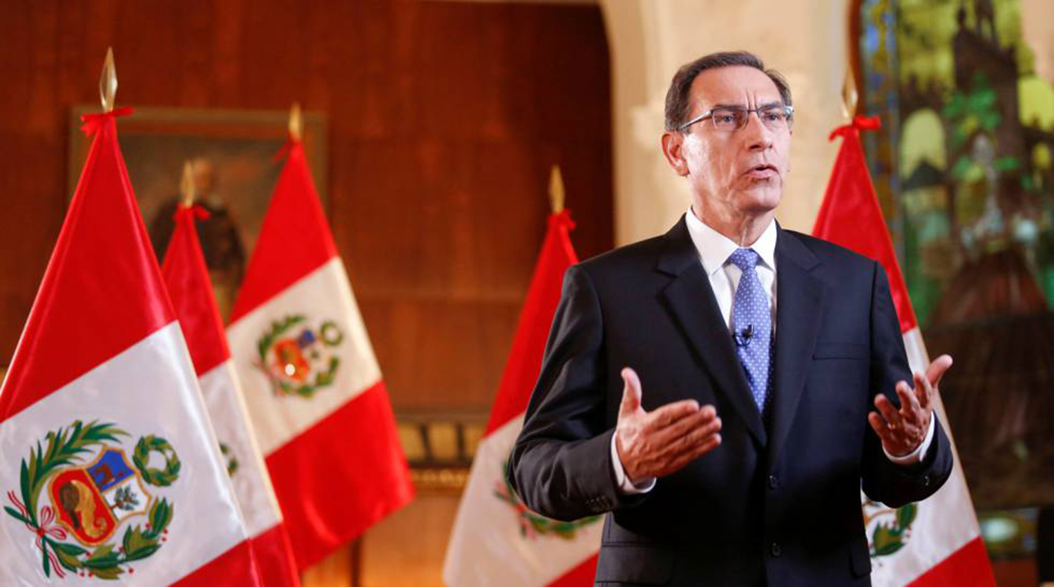 El presidente de Perú, Martín Vizcarra