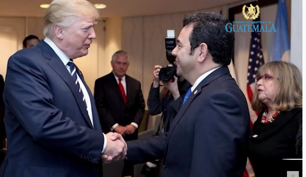 Estos son los temas que tratará Jimmy Morales con Donald Trump