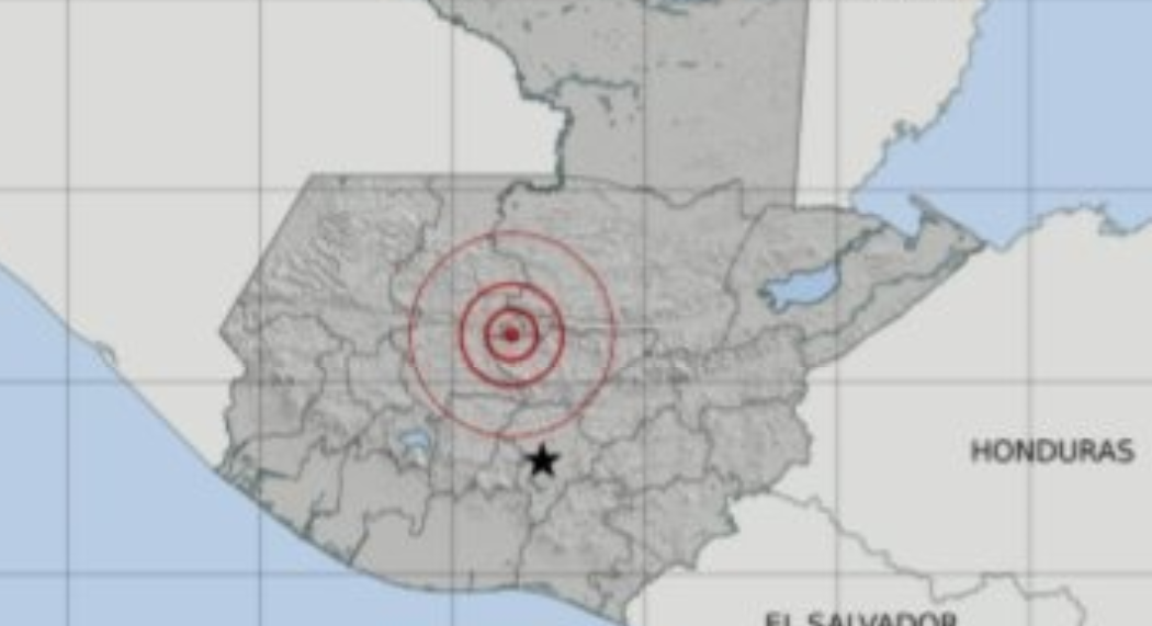 Temblor en Guatemala