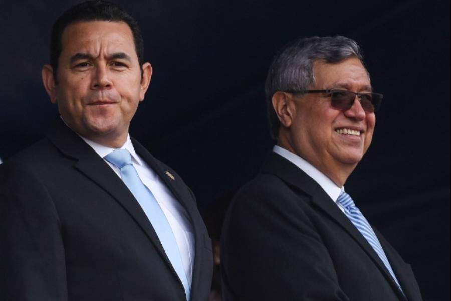 Jimmy Morales y Jafeth Cabrera podría asumir el Parlacen