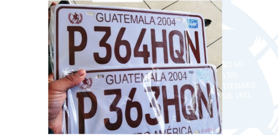 Alteración de placas