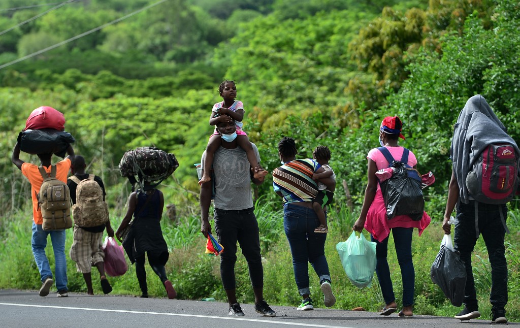 Migrantes hondureños