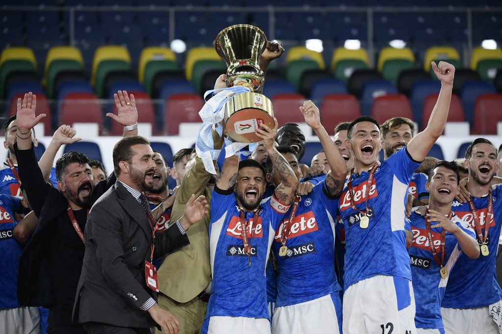 Napoli se queda con la Copa Italia