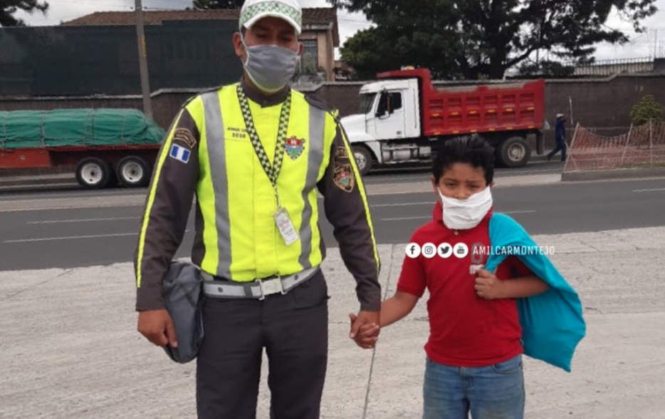 Niño desaparecido en zona 2