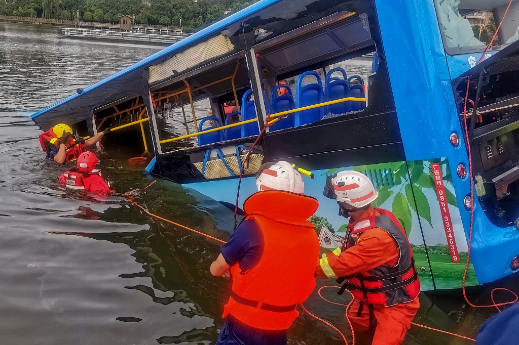 Accidente de autobús en China