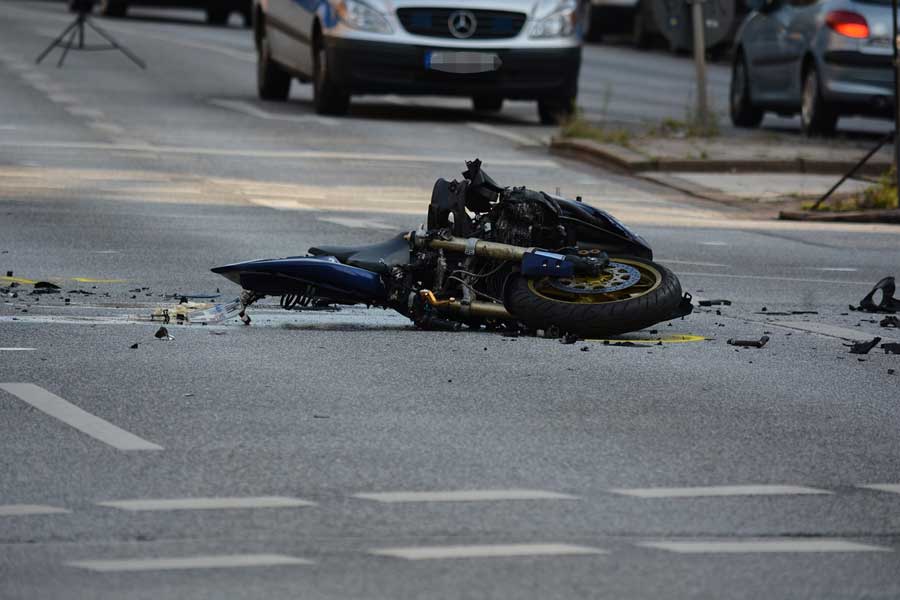 Accidente de motocicleta