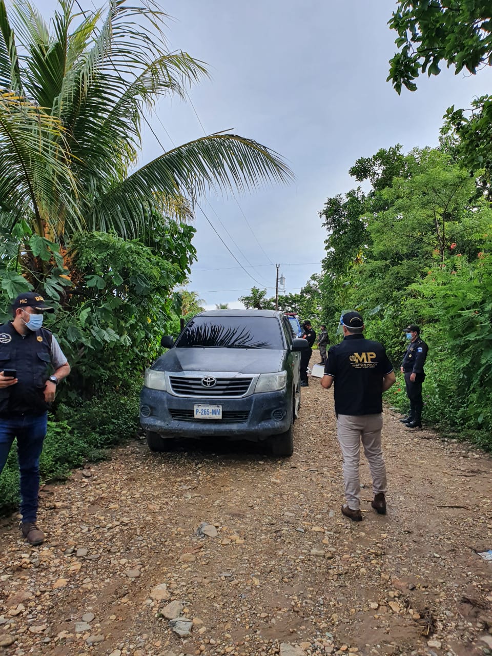 allanamientos por estado de Sitio en Izabal