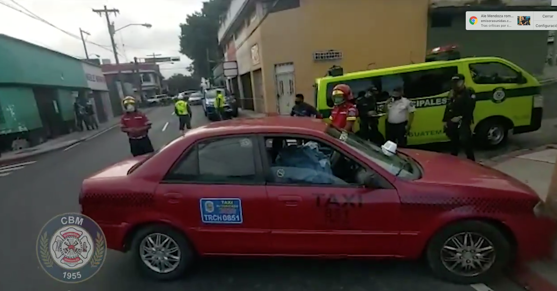 ataque armado contra taxi en zona 5