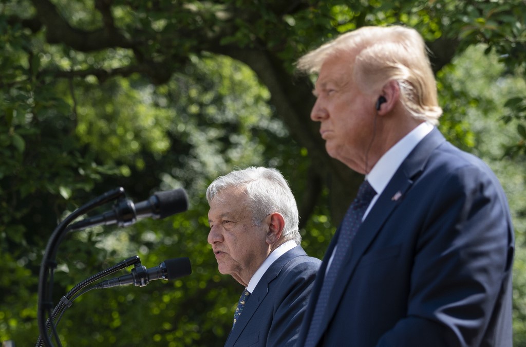 Donald Trump y Andrés Manuel López Obrador