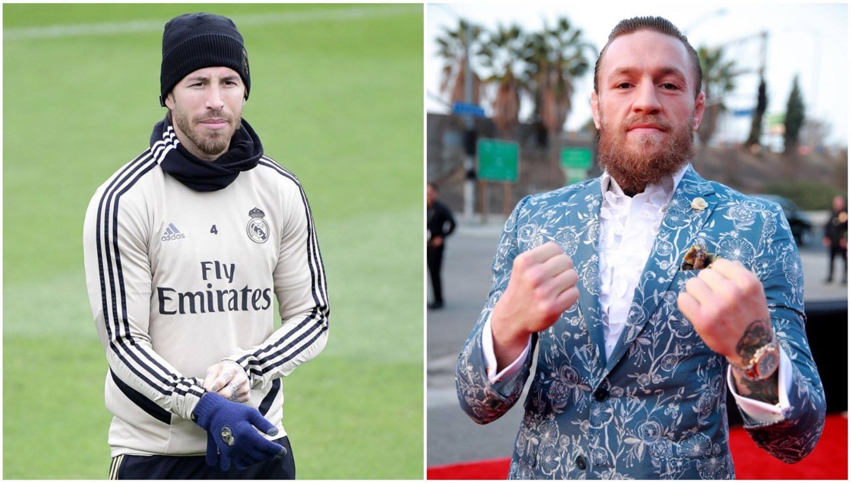 Sergio Ramos y Conor McGregor