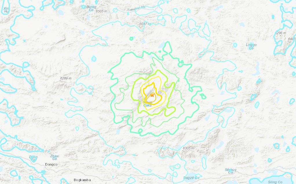 Sismo sacude la región autónoma del Tíbet