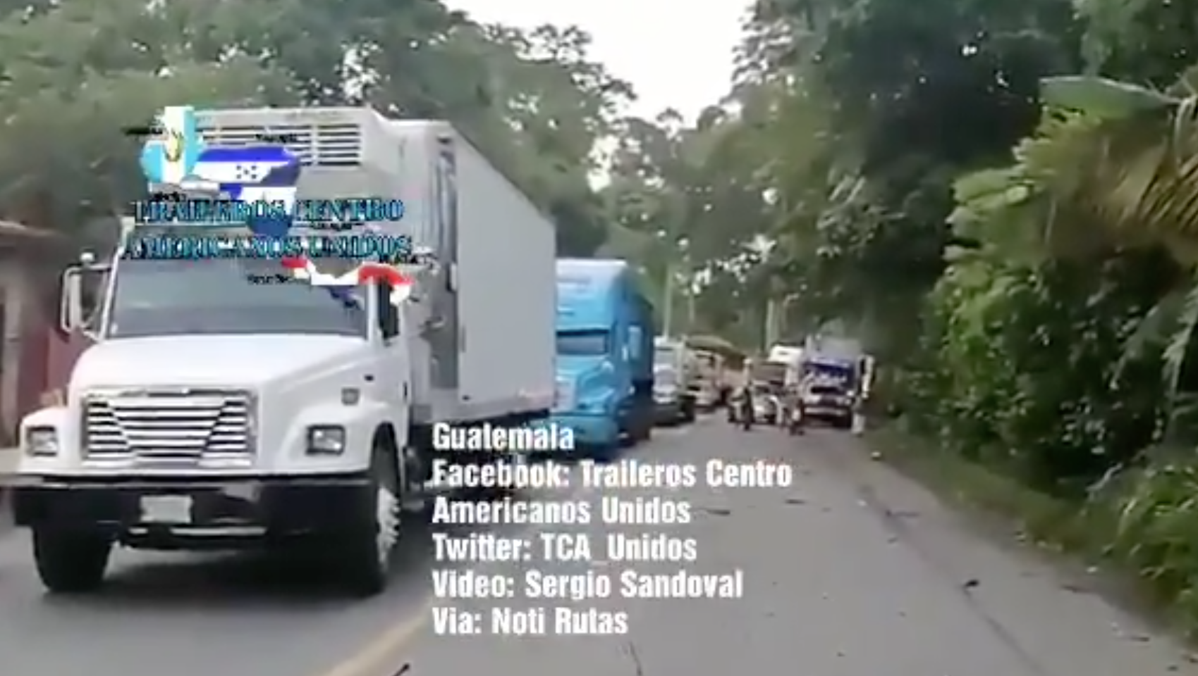 bloqueo de transportistas en ruta al Atlántico