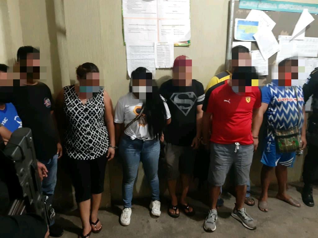 capturados por fiesta clandestina en Retalhuleu