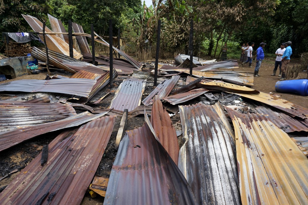 desalojo en Cubilguitz, Cobán, Alta Verapaz