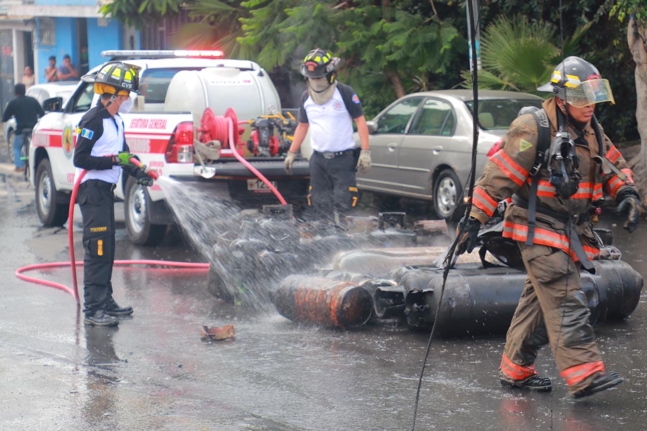 explosión en expendio de gas en zona 13