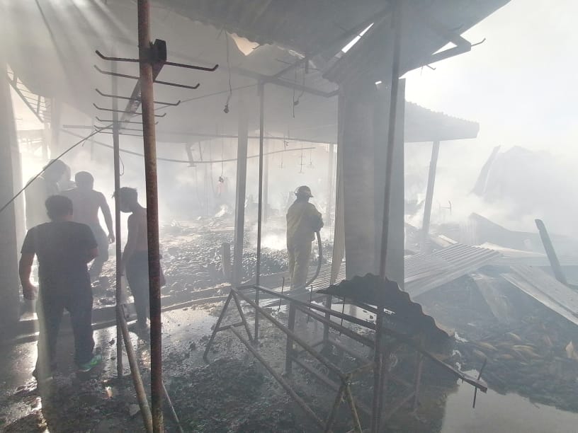 incendio en Puerto San José