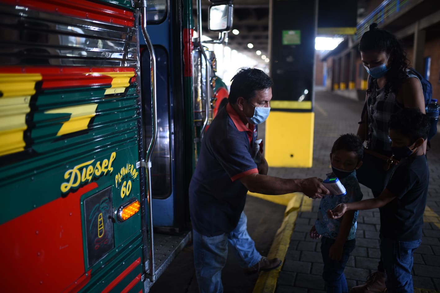 pruebas de transporte en Villa Nueva