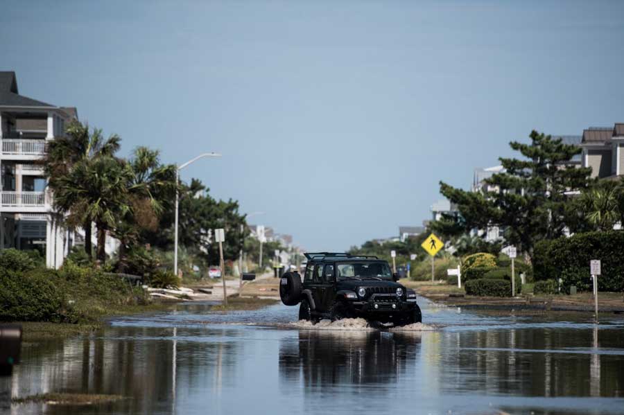 Estragos de la tormenta Isaías