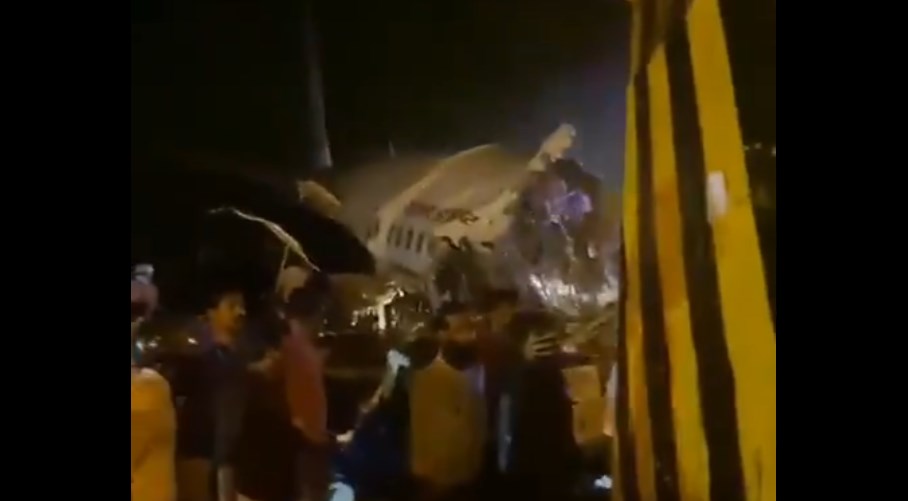 Accidente de avión en la India