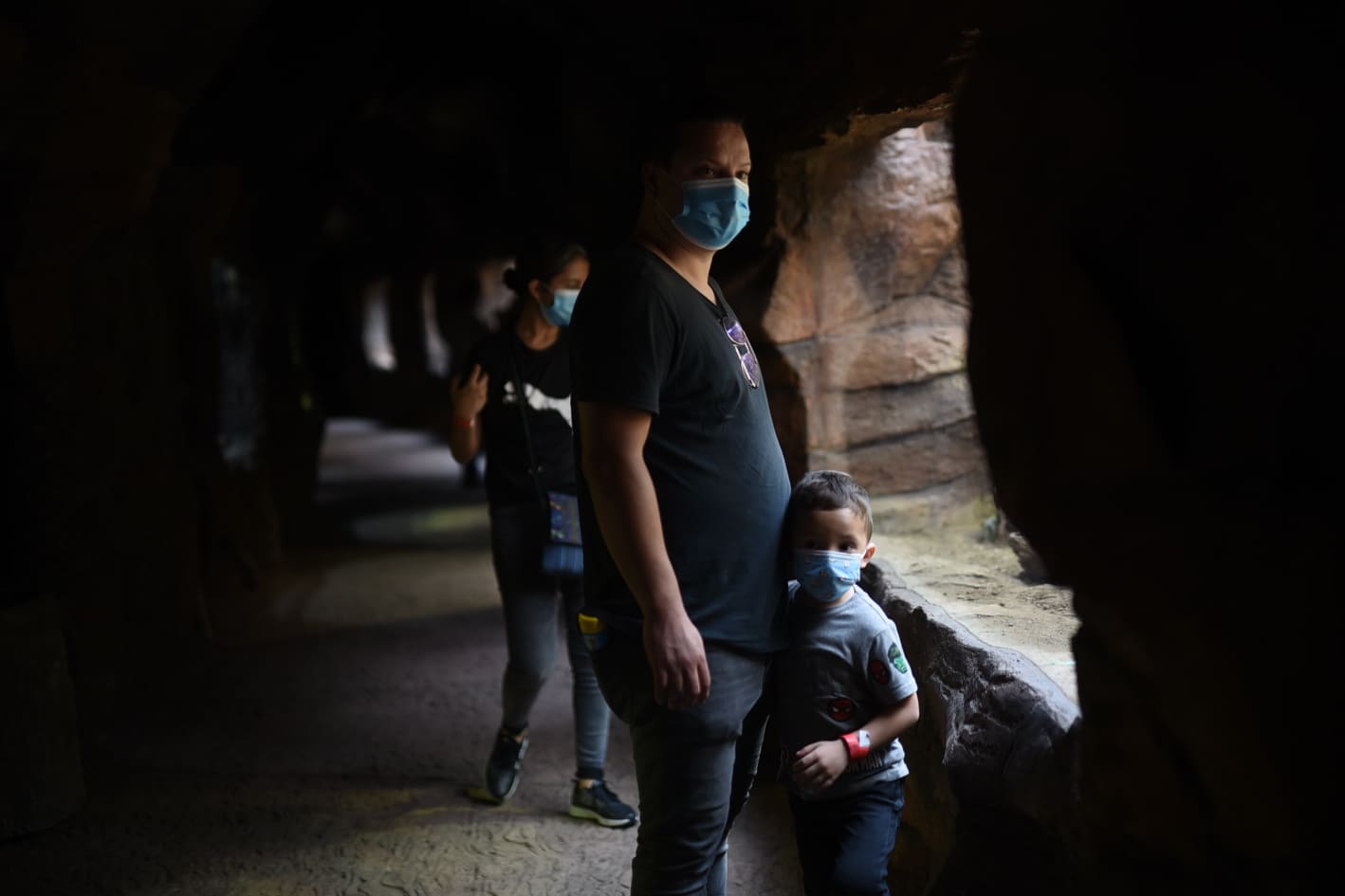 afluencia de personas en zoológico La Aurora