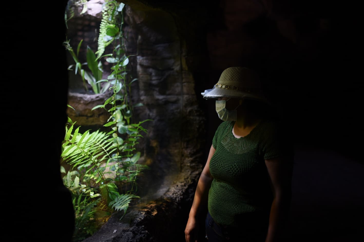 afluencia de personas en zoológico La Aurora