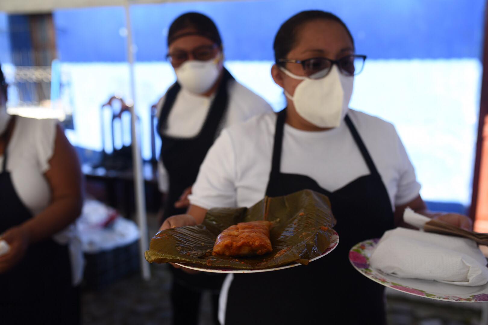 corredor gastronómico en San Juan Del Obispo, Antigua Guatemala