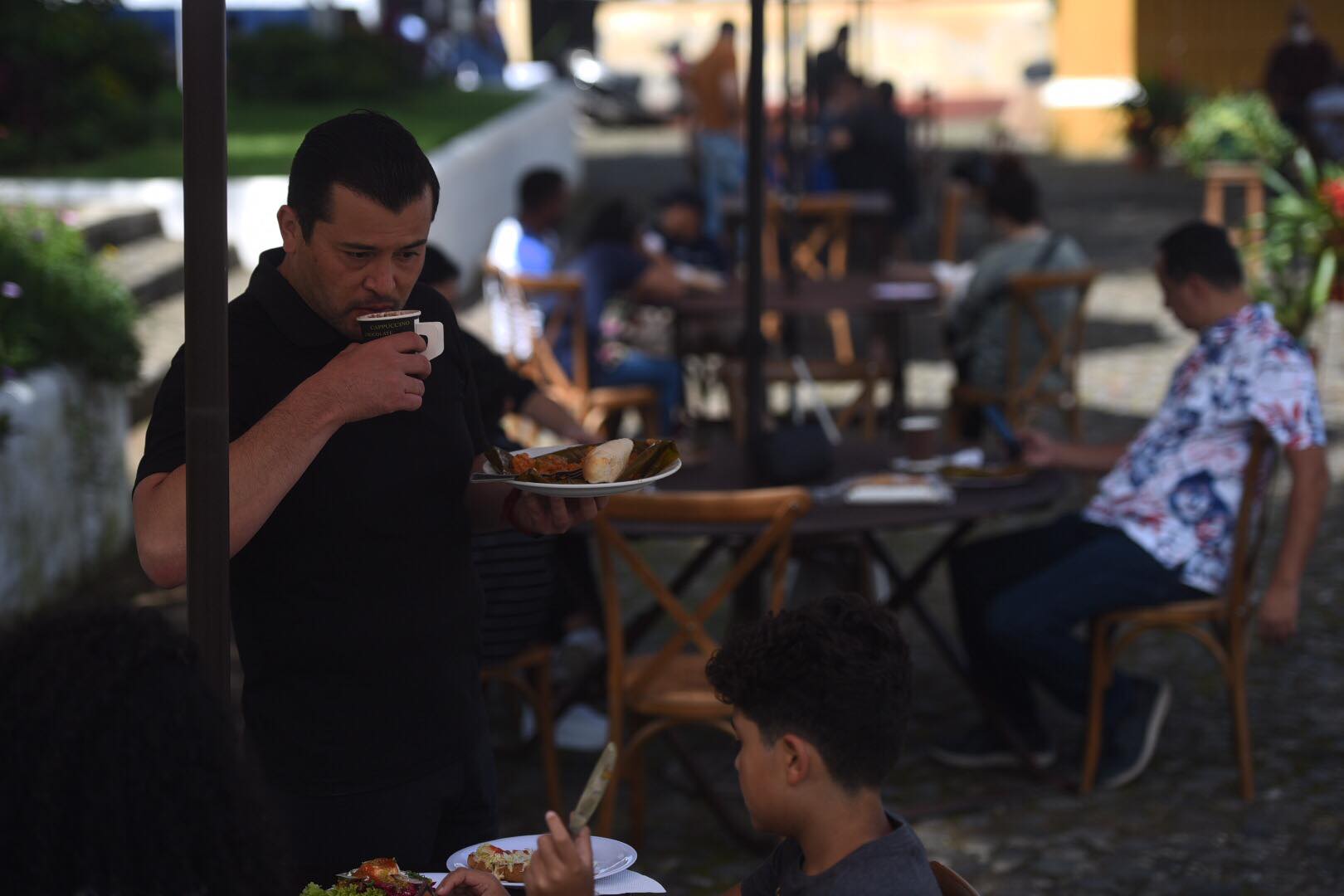 corredor gastronómico en San Juan Del Obispo, Antigua Guatemala