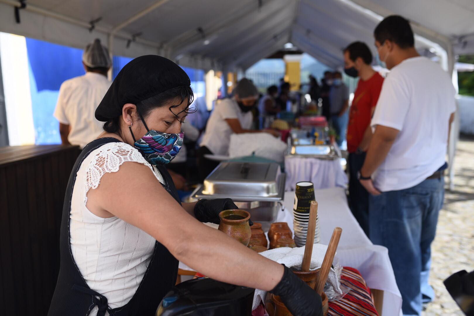 corredor gastronómico en San Juan Del Obispo, Antigua Guatemala