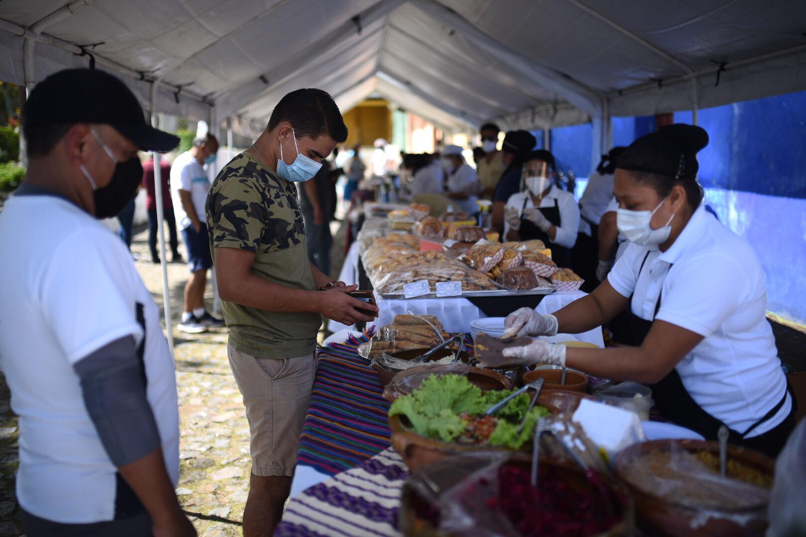 corredor gastronómico en San Juan Del Obispo, Antigua Guatemala