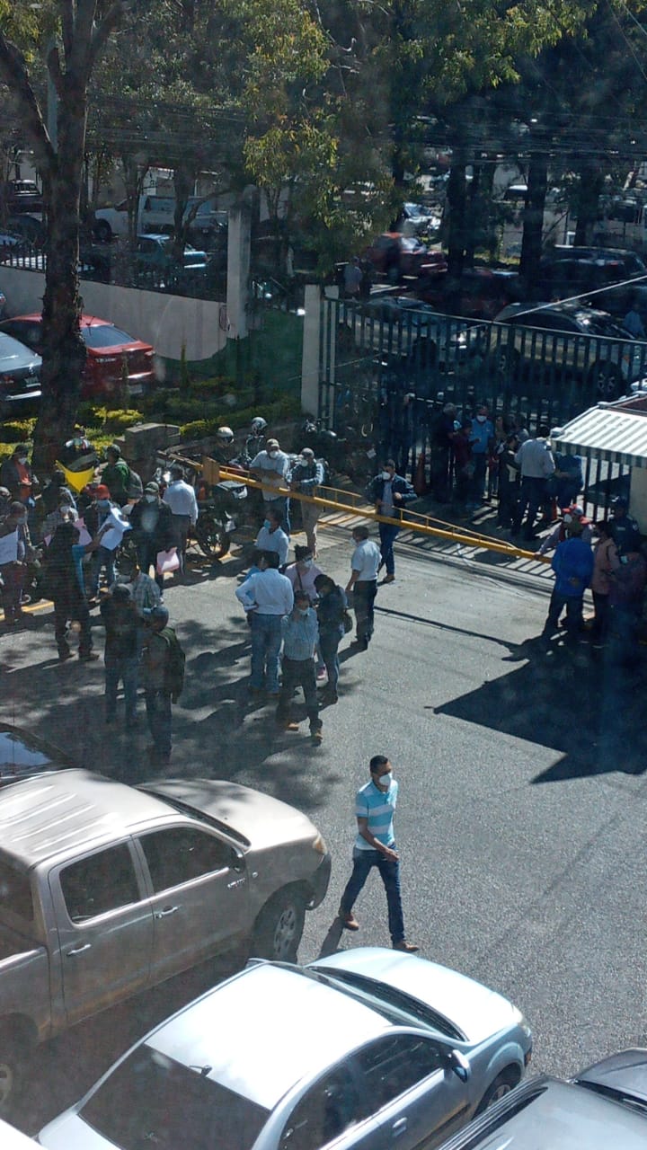 manifestación en ministerio de Agricultura