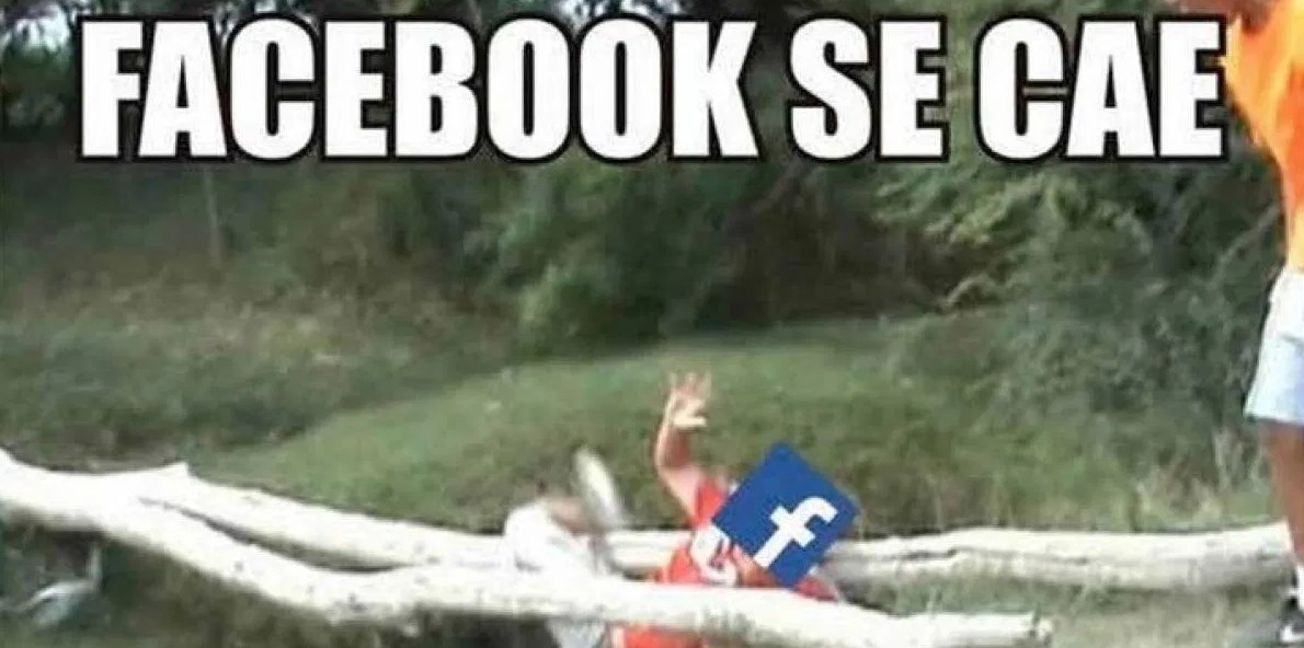 Memes por caída de Facebook